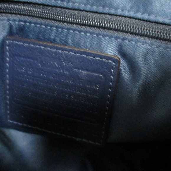 Coach Poppy 19882 Nylon Signature Hippie Purse Bag - Picture 14 of 15